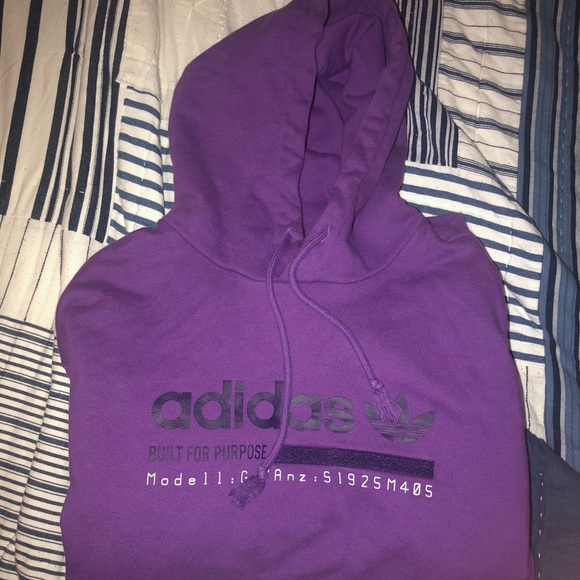 men's purple adidas shirt